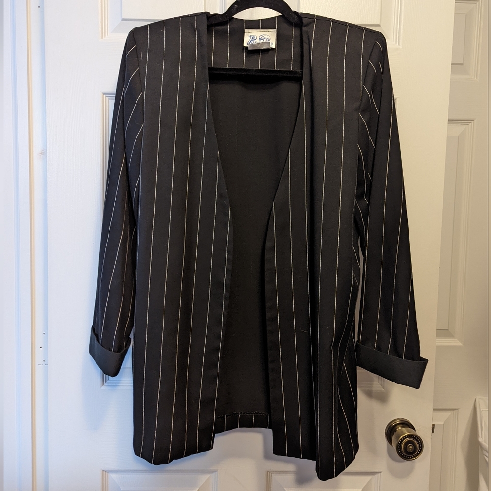 Vintage Pinstripe Blazer Made in Canada